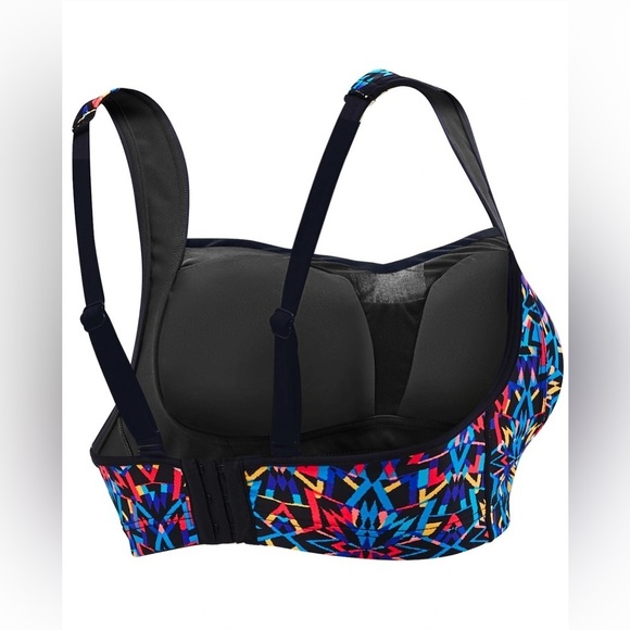 TYR Purple and Pink Patterned Bikini Top - Picture 11 of 12